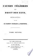 Causes célèbres du droit des gens