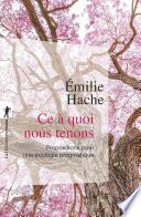 Ce à quoi nous tenons