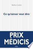 Ce qu'aimer veut dire