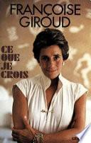 Ce que je crois