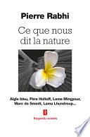 Ce que nous dit la nature