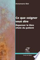 Ce que soigner veut dire