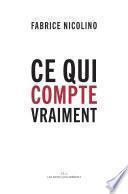 Ce qui compte vraiment