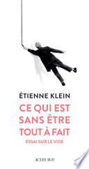 Ce qui est sans être tout à fait