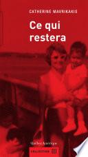 Ce qui restera