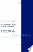Ce Salon à quoi tout se ramène