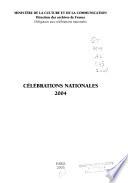 Célébrations nationales