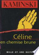 Céline en chemise brune