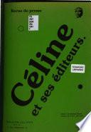Céline et ses éditeurs