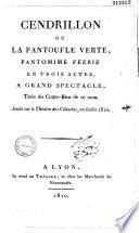 Cendrillon, ou La pantoufle verte