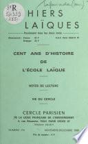 Cent ans d'histoire de l'École laïque