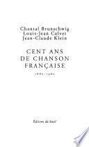 Cent ans de chanson française
