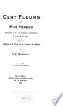 Cent fleurs de mon herbier