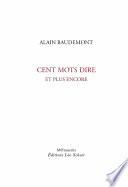 Cent mots dire