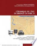 Céramique de l’âge du Bronze en Syrie, II. L’Euphrate et la région de Jézireh