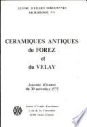 Céramiques antiques du Forez et du Velay