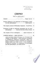Cercle International de Recherches Philosophiques Par Ordinateur Revue