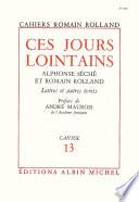 Ces jours lointains