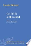 Cet été-là à Blumental
