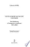 Cette Europe qu'on dit centrale