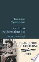 Ceux qui ne dormaient pas