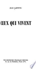Ceux qui vivent