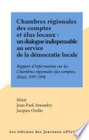 Chambres régionales des comptes et élus locaux : un dialogue indispensable au service de la démocratie locale