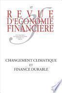 Changement climatique et finance durable