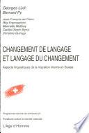 Changement de langage et langage du changement