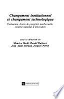 Changement institutionnel et changement technologique
