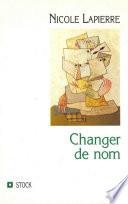 Changer de nom