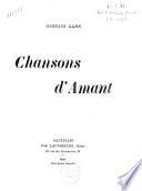 Chansons d'amant