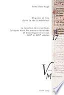 Chanter et lire dans le récit médiéval