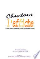 Chantons l'affiche
