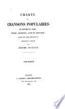 Chants et chansons populaires des provinces de l'ouest