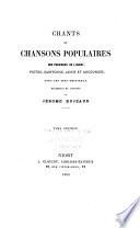 Chants et chansons populaires des provinces de l'Ouest, Poitu, Saintonge, Aunis et Angoumois