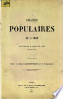 Chants populaires de l'Inde traduits par M. Garcin de Tassy