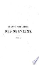 Chants populaires des Serviens