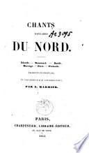 Chants populaires du Nord : Island, Danmark, Suède, Norvége, Feroe, Finlande
