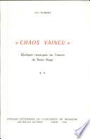 Chaos vaincu Tome 2