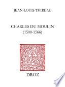 Charles Du Moulin (1500-1566)