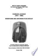 Charles Lachaud, 1817-1882