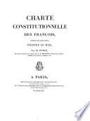 Charte constitutionelle des Francois, ornee de gravures par M. Ponce