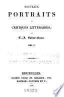 Château-briand (Mémoires) Paroles d'un Croyant. Madame de Duras. Sonnets. Indiana. Valentine. Lélia. Sur André Chénier. Pensées diverses. M. Ballanche. M. de Balzac. Des mémoires de Mirabeau. Moliëre