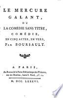 Chef-d'oeuvres dramatiques de Boursault. Tome premier [-second]
