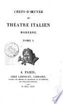Chefs-d'oeuvre de theatre italien moderne. Tome 1. [-2.]