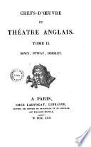 Chefs-d'oeuvre du Théatre anglais