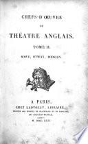 Chefs-d'oeuvre du théatre anglais