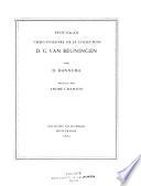 Chefs d'œuvre de la collection D. G. van Beuningen