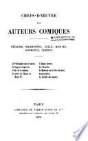 Chefs-d'Œuvre des auteurs comiques